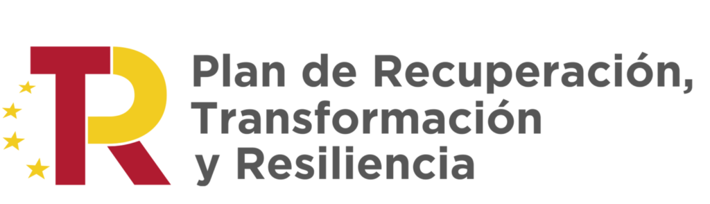 Logo de Plan de Recuperación, transformación y Resiliencia